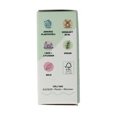 Shampoobars Body bar aloe vera & komkommer 60.00 Gram