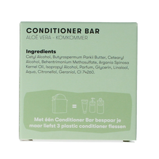 Shampoobars Conditioner bar aloe vera & komkommer 45.00 Gram