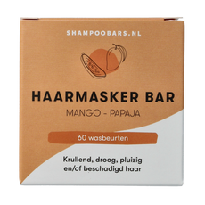 Shampoobars Haarmasker bar mango papaja 45.00 Gram