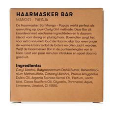 Shampoobars Haarmasker bar mango papaja 45 Gram