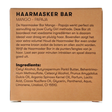 Shampoobars Haarmasker bar mango papaja 45.00 Gram