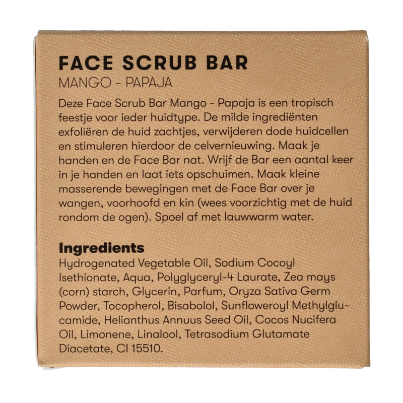 Shampoobars Face bar mango & papaja 60 Gram