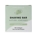 Shampoobars Shaving bar aloe vera & komkommer 60.00 Gram