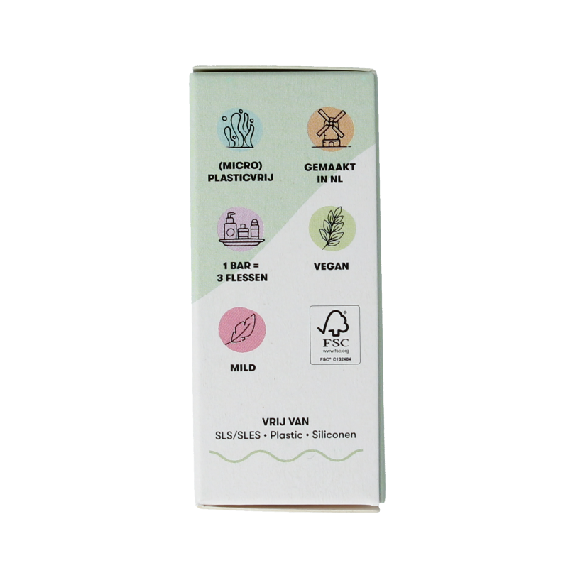 Shampoobars Shaving bar aloe vera & komkommer 60 Gram