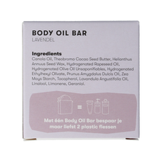 Shampoobars Body oil bar lavendel 45.00 Gram