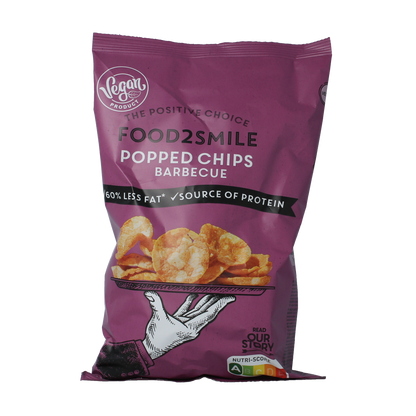 Food2Smile Popped chips barbecue 90.00 Gram