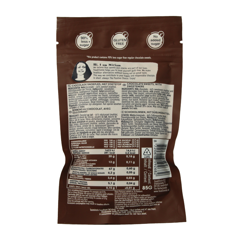 Food2Smile Chocosmiles 85 Gram