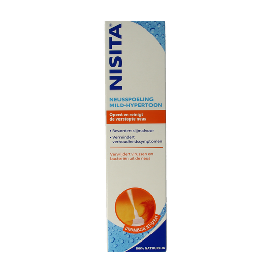 Nisita Neusspoeling mild hypertoon jet spray 125 Milliliter