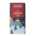 Chocolatemakers Kerstreep salty caramel bio 80.00 Gram