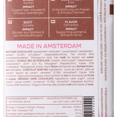 Chocolatemakers Pure joy 55% puur met kaneel bio 80.00 Gram