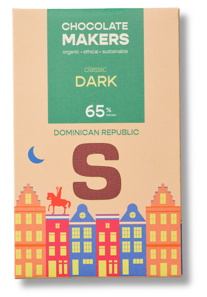 Chocolatemakers Sintletter puur 65% bio 100.00 Gram