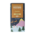Chocolatemakers Kerstreep Colombia puur 65% orange bio 80 Gram