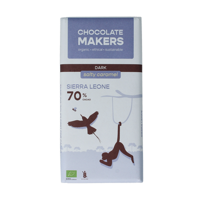 Chocolatemakers Sierra Leone salty caramel 70% bio 80.00 Gram