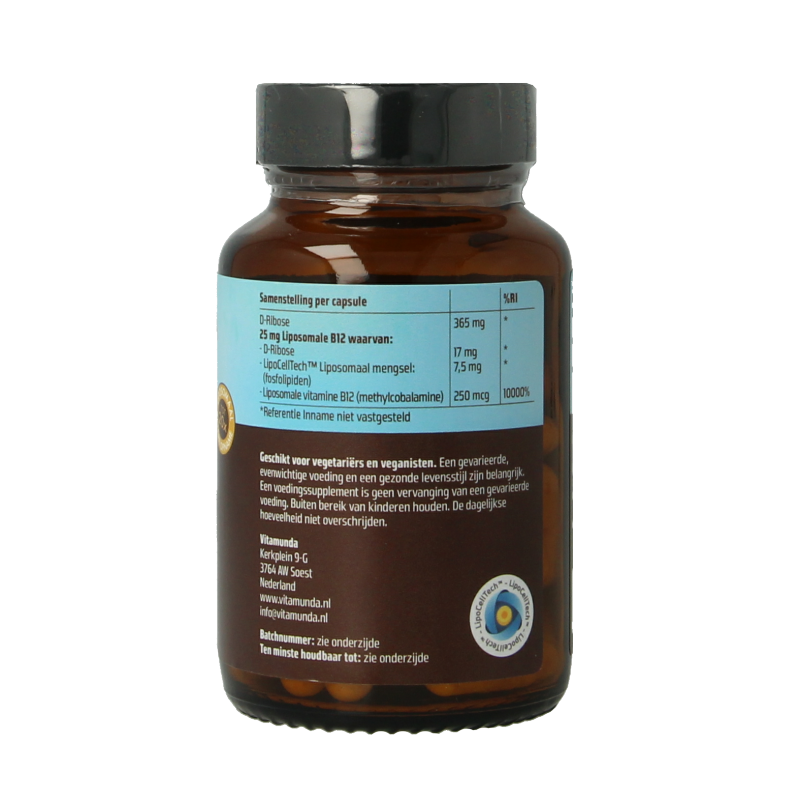 Vitamunda Liposomale vitamine B12 60 Capsules