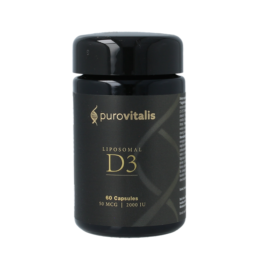 Purovitalis  Liposomal vitamine D3 60.00 Vegetarische capsules