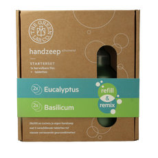 The Green Lab Co Handzeep premium starterset eucalyptus & basilicum 1.00 Set