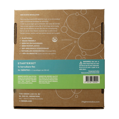 The Green Lab Co Handzeep premium starterset eucalyptus & basilicum 1.00 Set
