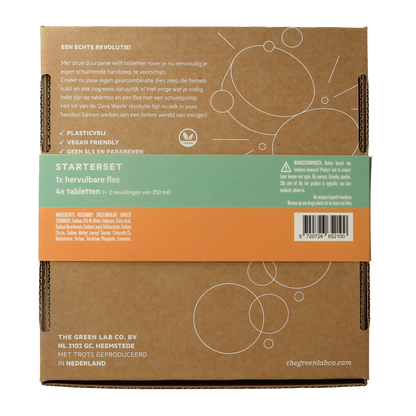 The Green Lab Co Handzeep premium starterset rozemarijn & gember 1.00 Set