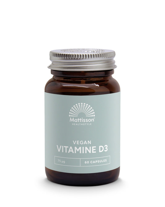 Mattisson Vegan vitamine D3 75mcg 60.00 Capsules