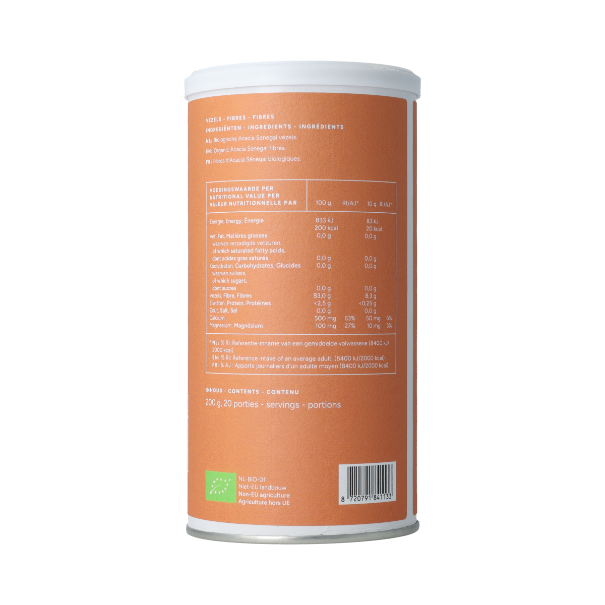 Mattisson Acacia vezels bio 200.00 Gram