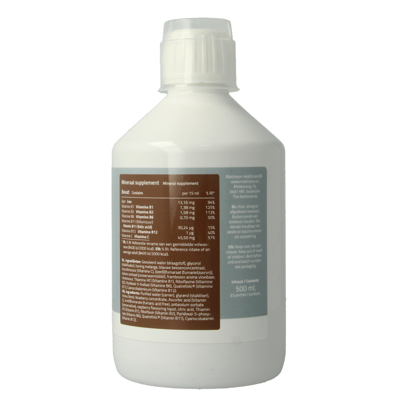 Mattisson Ferro vloeibaar ijzer 500 Milliliter