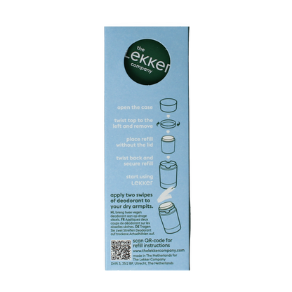 Lekker Company Deodorant refill starter be active 40.00 Gram