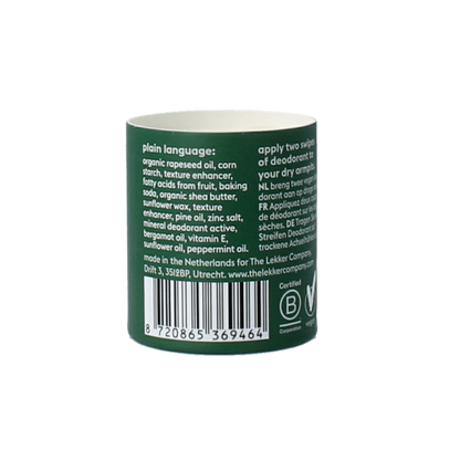 Lekker Company Deodorant refill be active 40.00 Gram