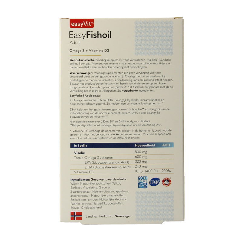 EasyVit Easyfishoil adult 30 Gummies