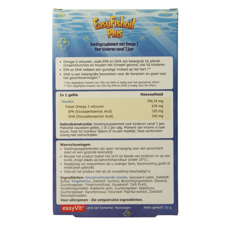 EasyVit Easyfishoil plus 30 Gummies