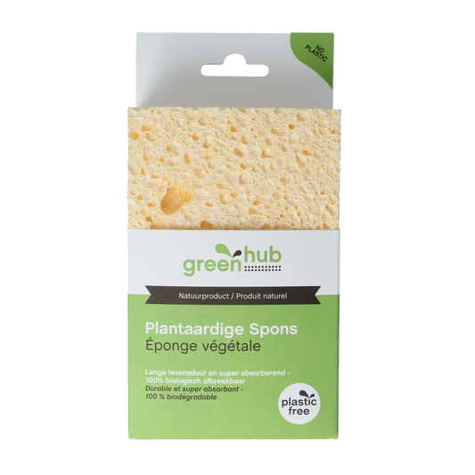 Greenhub  Spons plantaardig 14x9x3,5cm 1 Stuks