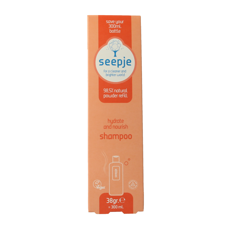 Seepje Shampoo hydrate and nourish navulling 38 Gram