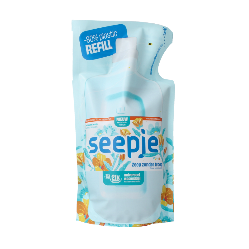 Seepje Wasmiddel universeel navulzak 945 Milliliter