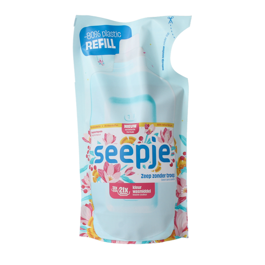 Seepje Wasmiddel kleur navulzak 945 Milliliter