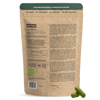 Goyu Moringa oleifera 500mg bio 60.00 Vegetarische capsules