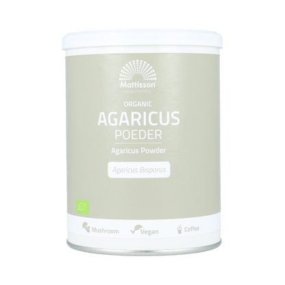 Mattisson Agaricus poeder bio 200.00 Gram