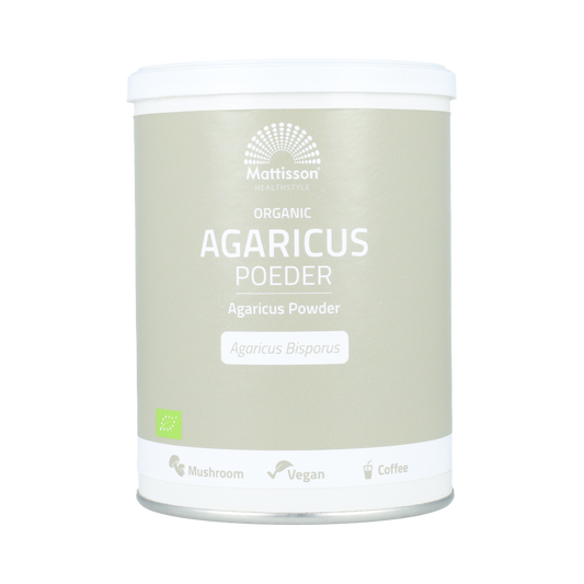 Mattisson Agaricus poeder bio 200.00 Gram