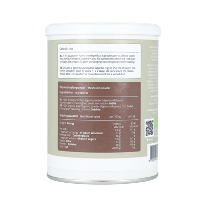 Mattisson Agaricus poeder bio 200.00 Gram