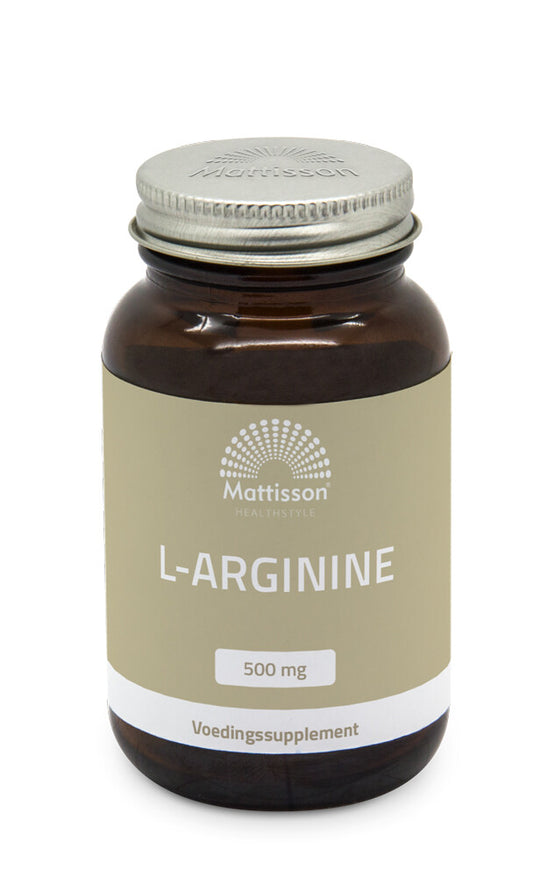 Mattisson L-Arginine 500mg 60 Vegetarische capsules