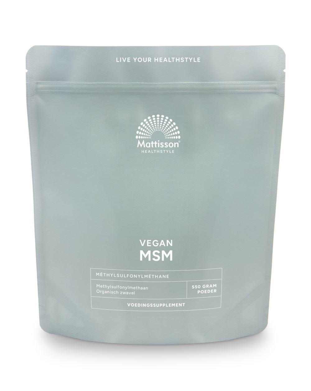 Mattisson Vegan MSM poeder pure 550.00 Gram