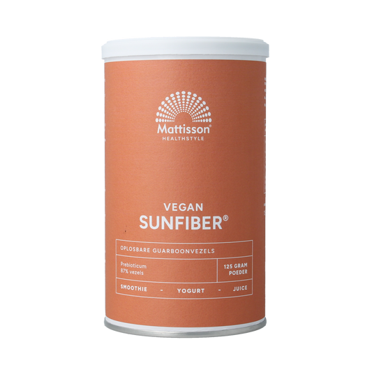 Mattisson Sunfiber oplosbare guarboonvezels vegan 125.00 Gram