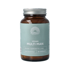 Mattisson Multi man vegan - goed opneembaar 60 Vegetarische capsules