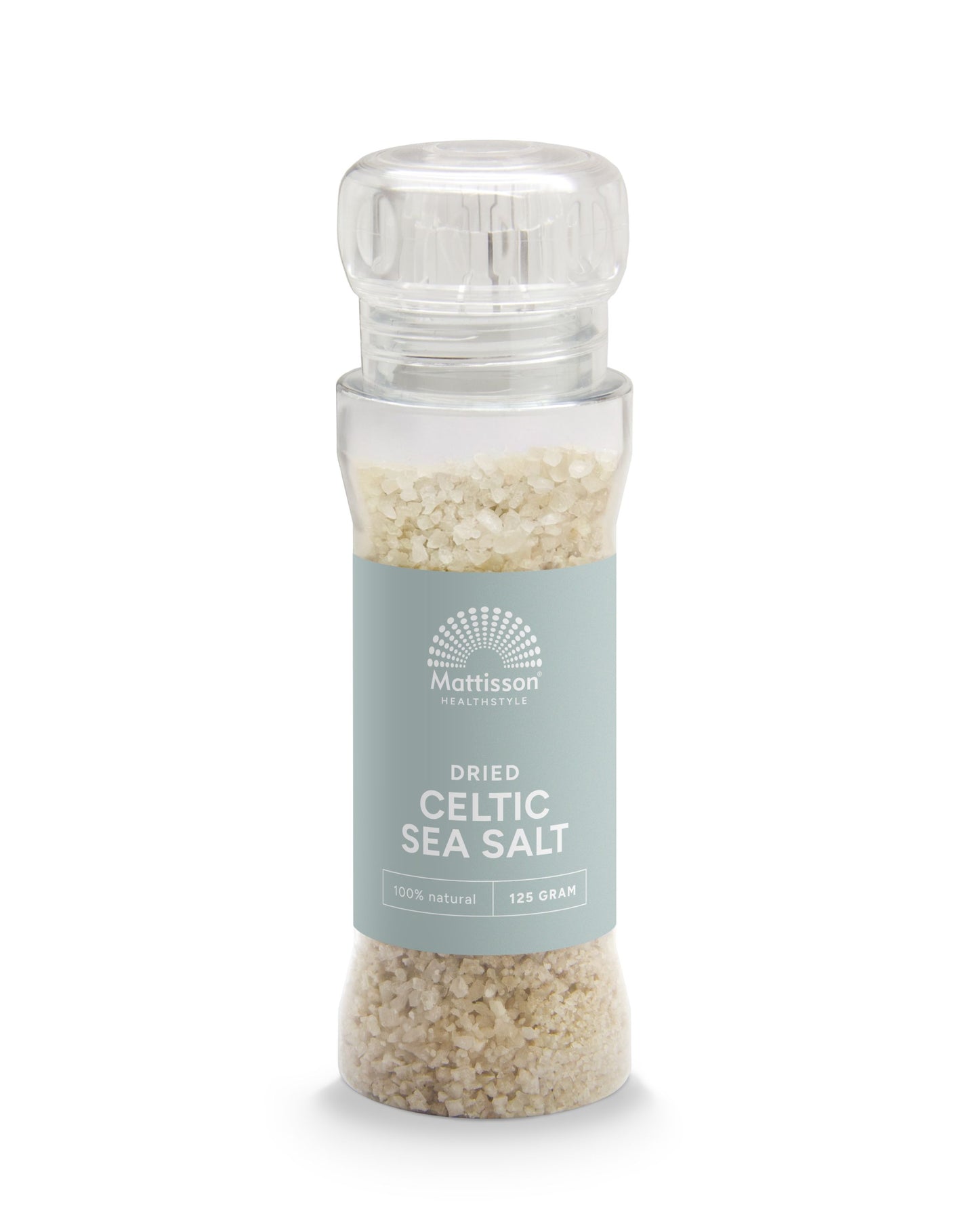 Mattisson Keltisch zeezout celtic sea salt gedroogd molen 125 Gram