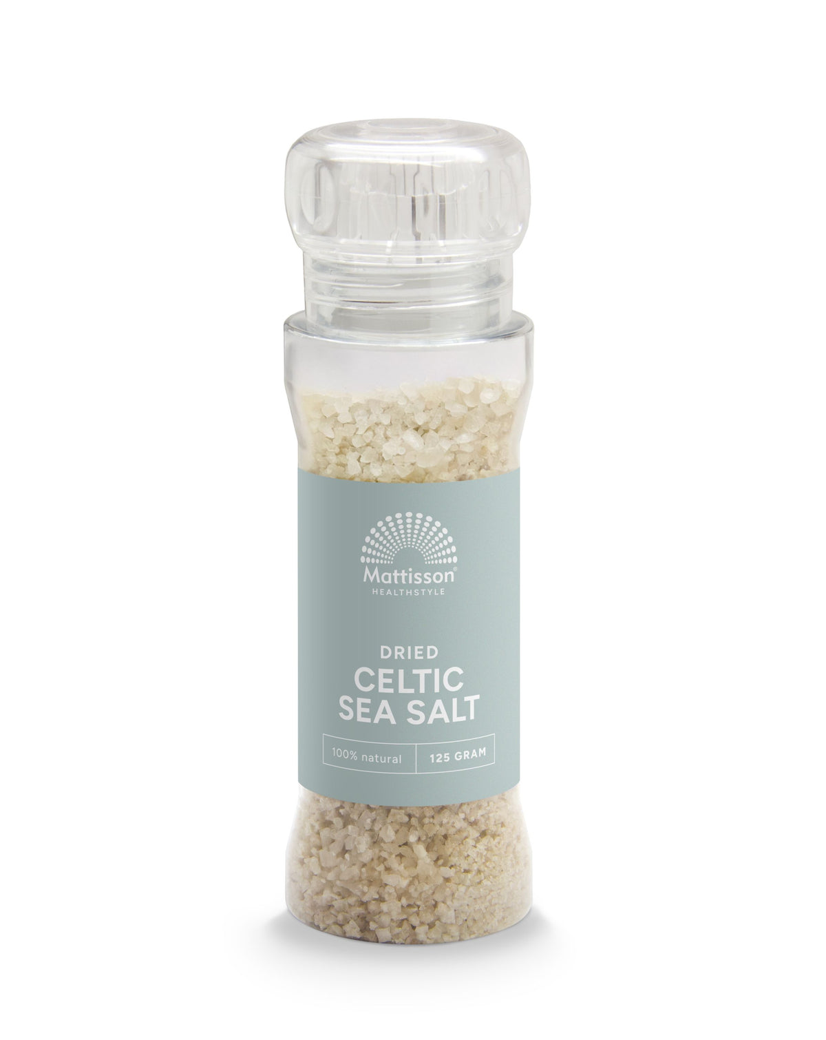 Mattisson Keltisch zeezout celtic sea salt gedroogd molen 125.00 Gram