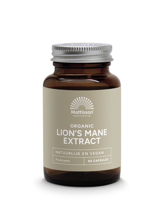 Mattisson Lion's mane extract 500mg bio 60.00 Capsules