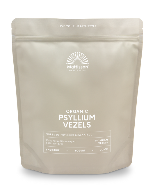 Mattisson Organic psylliumvezels bio 750.00 Gram