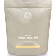 Mattisson Wei proteine poeder 75% vanille bio 1.00 Kilogram
