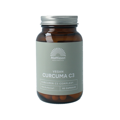 Mattisson Curcumin C3 bioperine 500mg vegan 60.00 Capsules