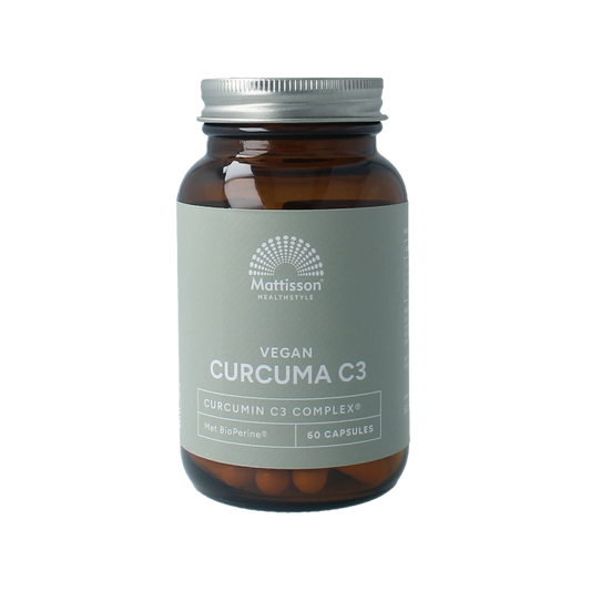 Mattisson Curcumin C3 bioperine 500mg vegan 60 Capsules