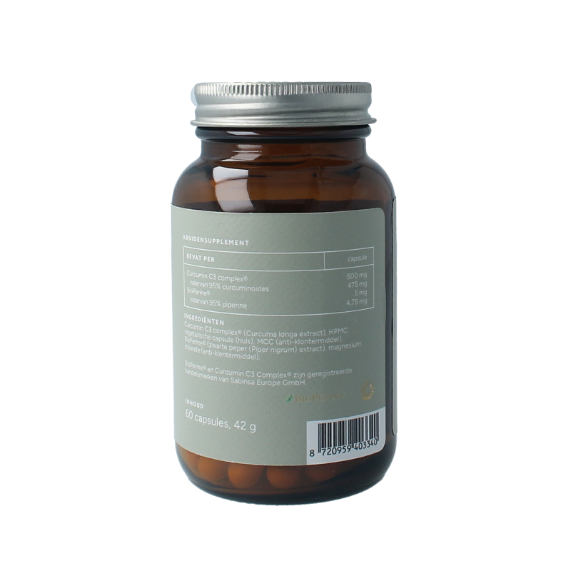 Mattisson Curcumin C3 bioperine 500mg vegan 60 Capsules