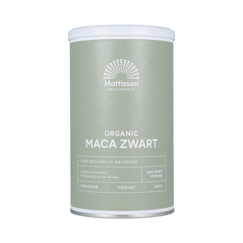 Mattisson Organic Maca Zwart 300.00 Gram